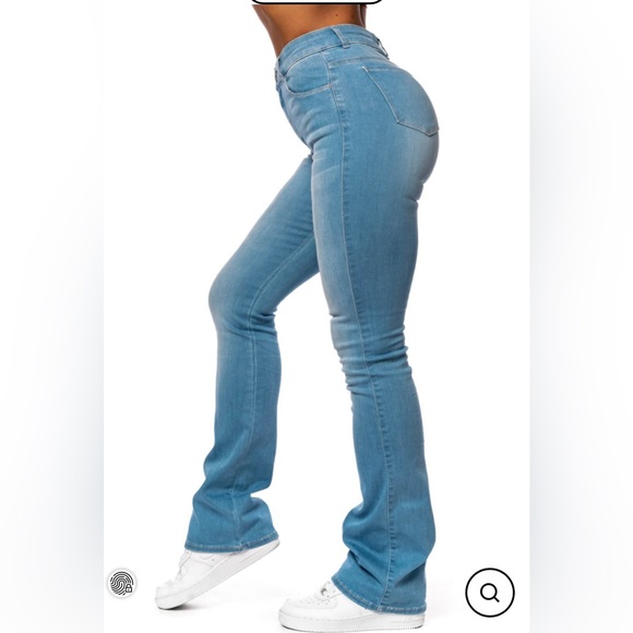 FITJEANS Light Blue Flare & Wide Leg Jeans